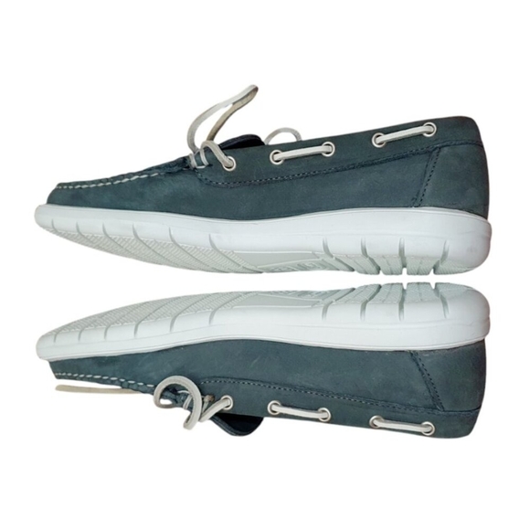 Allen Edmonds Men's Ely Leather Boat Shoes with Ties Size 7.5 D - Picture 6 of 11